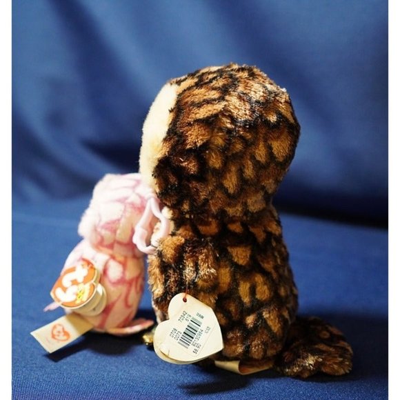 TY Beanie Babies Owls Lot of 2 Pinky‎ and Sammy No Issues - Picture 2 of 7